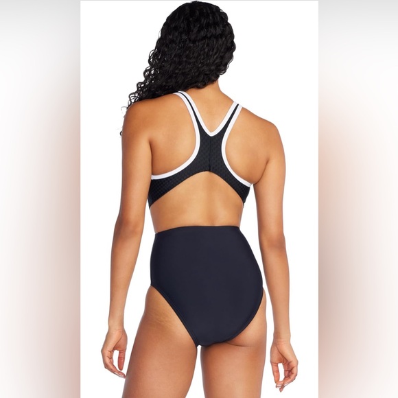 Speedo Women's Swimsuit One Piece Racerback Cut Out Swimwear Sz 8 women’s NEW - Picture 3 of 7